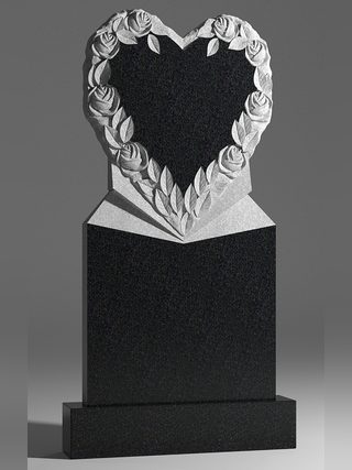 Сердце из роз